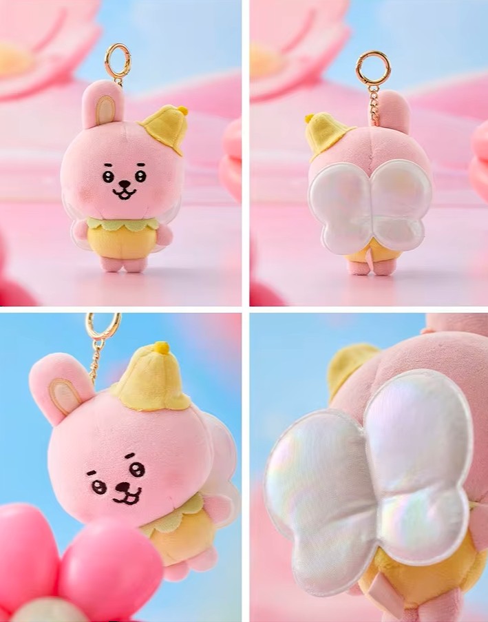 BT21 "Fairy Garden" Plush Keychains