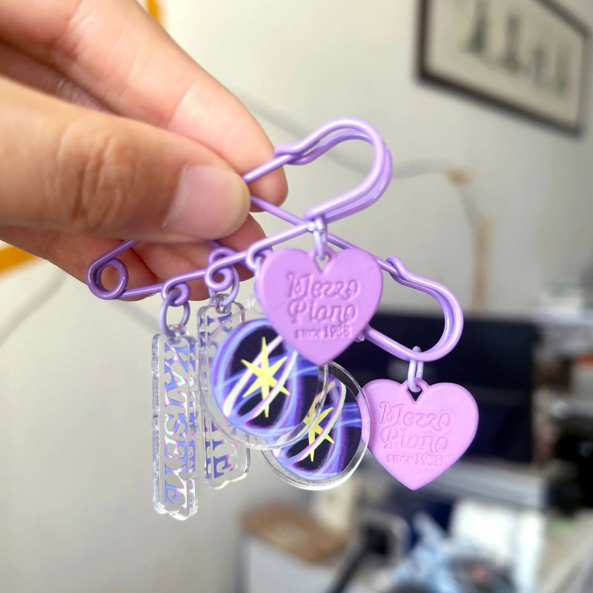 KATSEYE Signature Purple Pin