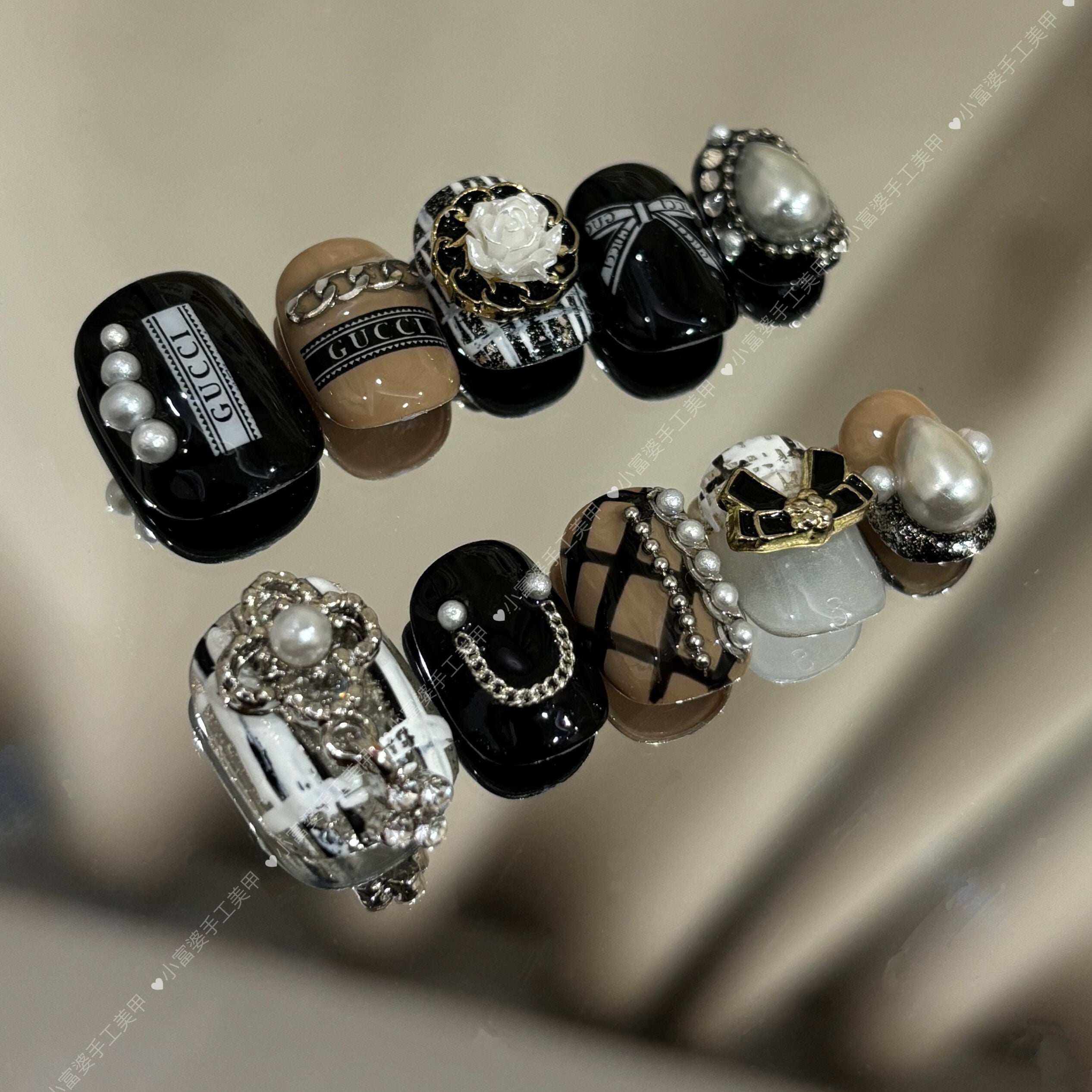 aespa "Dirty Work" Ver. 1 Press-On Nails