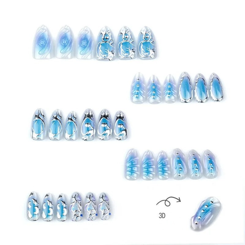 LE SSERAFIM Pure Water Press-On Nails