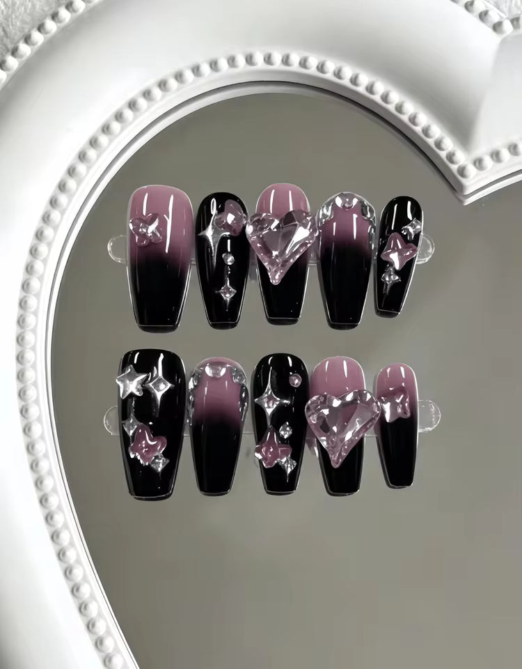BLACKPINK Sovereign Heart Nails
