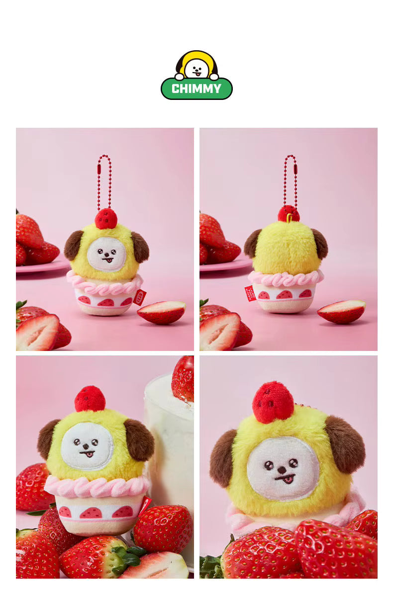 BT21 Strawberry Cupcake Plush