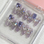 BTS Purple U Press-On Nails