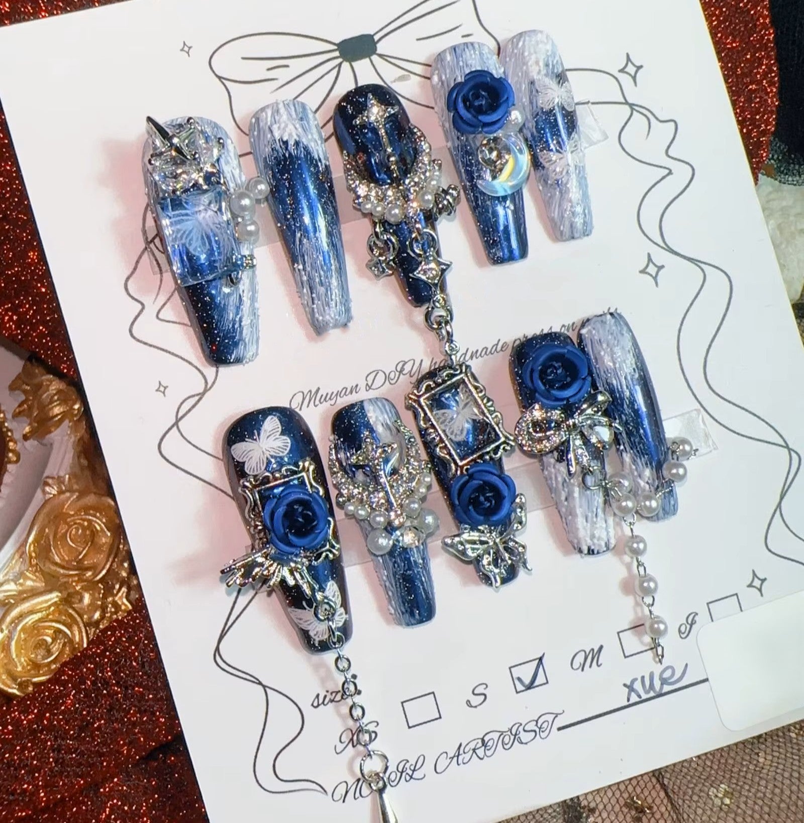 ZEROBASEONE "ZEROSE Frame" Press-On Nails