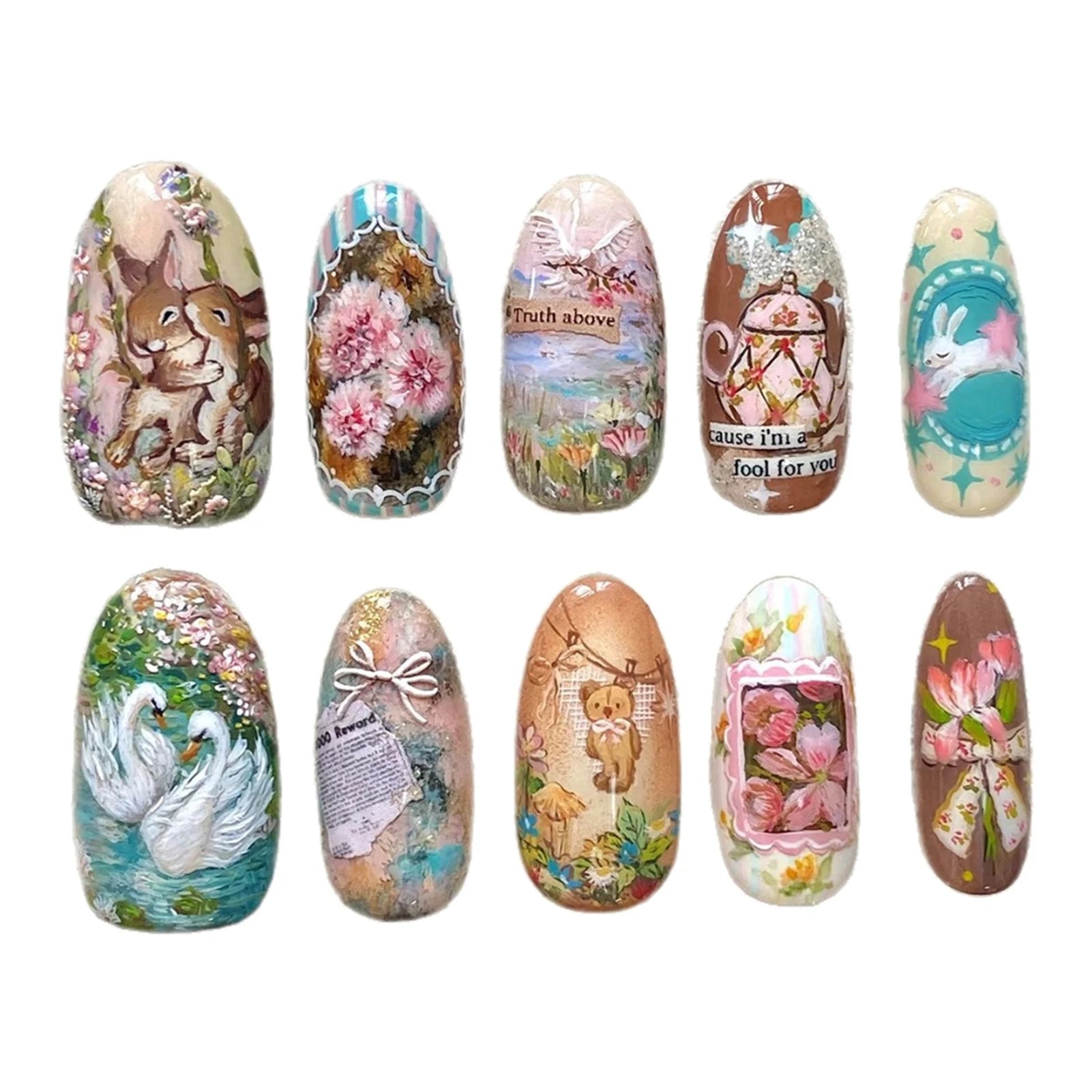 Red Velvet Feel My Rhythm Balletcore Press-On Nails