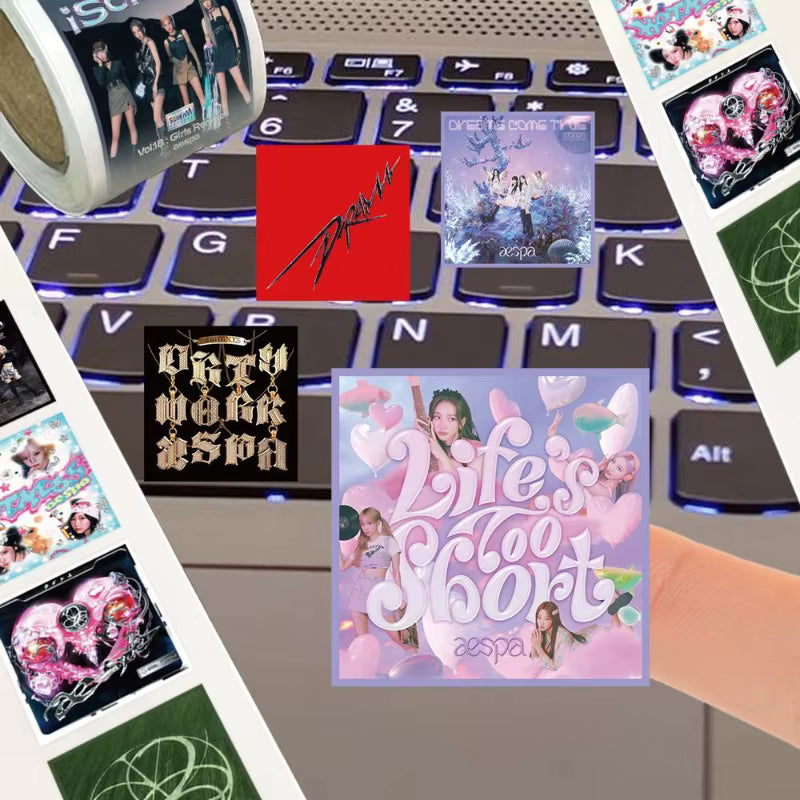 aespa Album Cover Art Sticker Roll