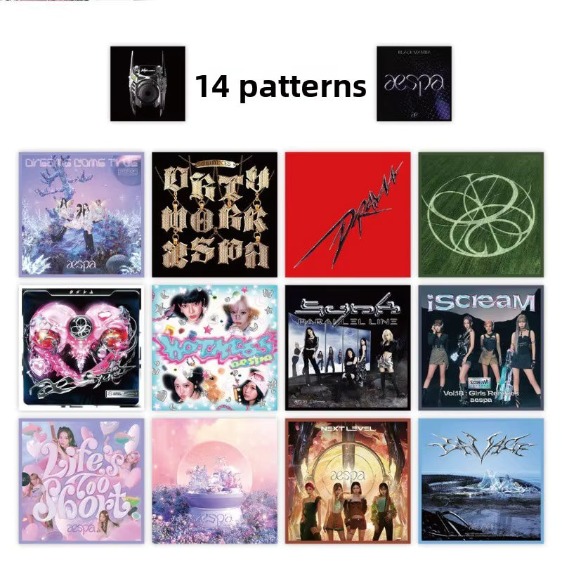 aespa Album Cover Art Sticker Roll