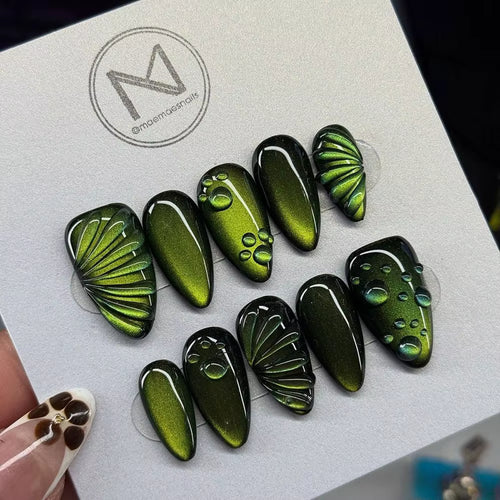 AESPA Lemonade Splash Press-On Nails