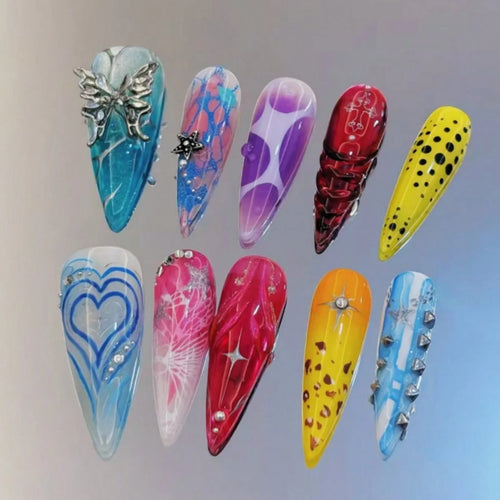 AESPA Supernova Press-On Nails