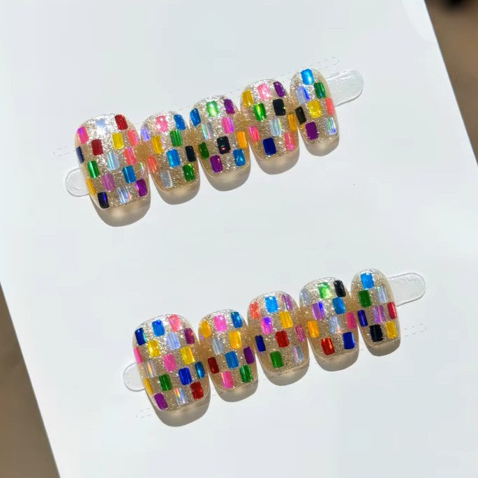 aespa Hold On Tight Retro Press-On Nails