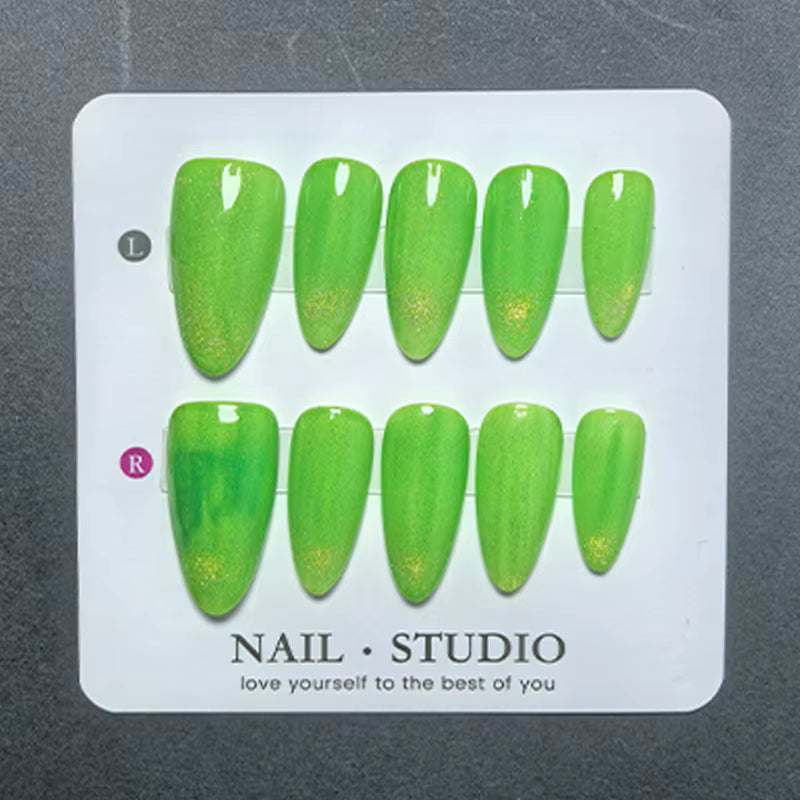 AESPA Lemonade Press-On Nails