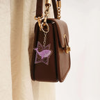 BTS Whalien Purple Logo Keychain