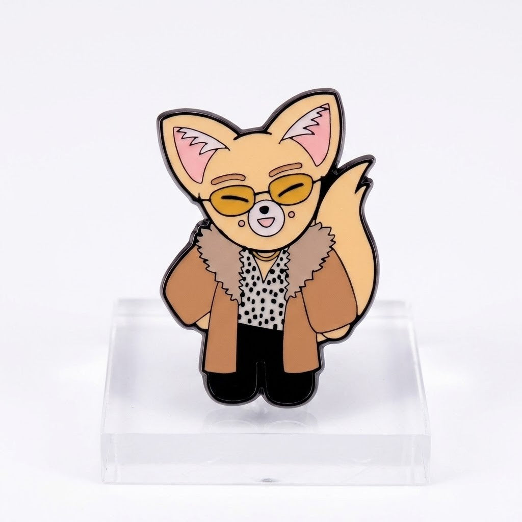 Stray Kids I.N "Maknae on Top" Fox Enamel Pin