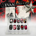 EVAN Ride or Die Short Square Press-On Nails