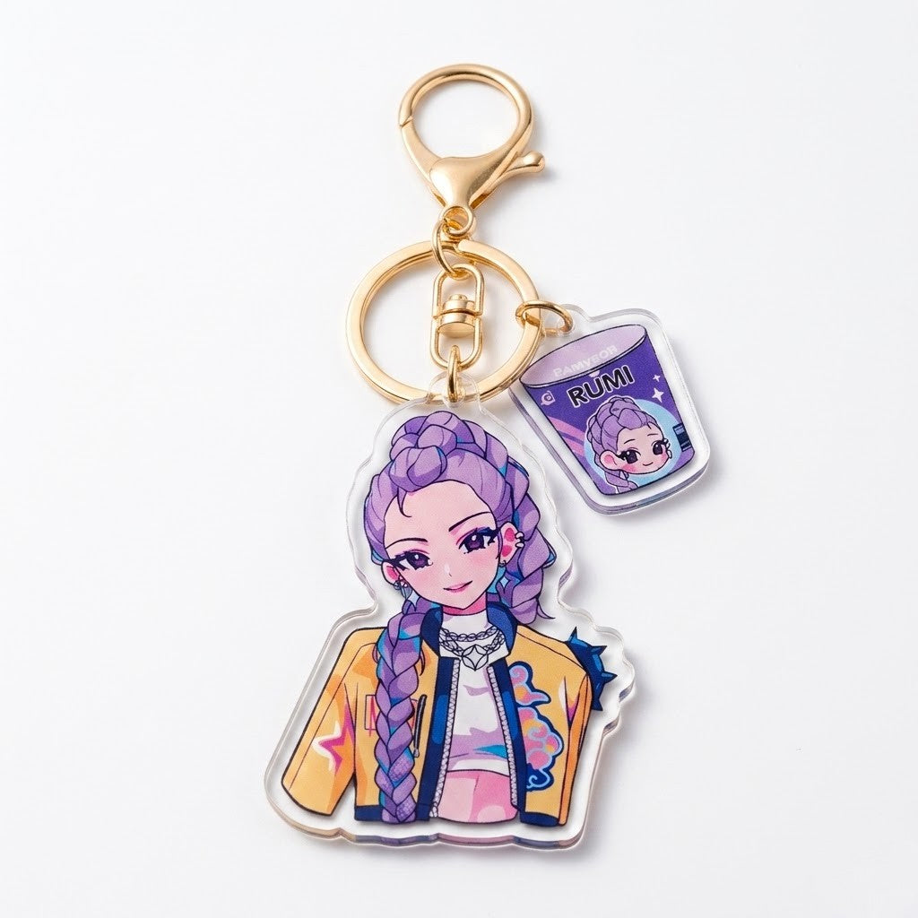 K-Pop Demon Hunters "Snack Time" Acrylic Charm