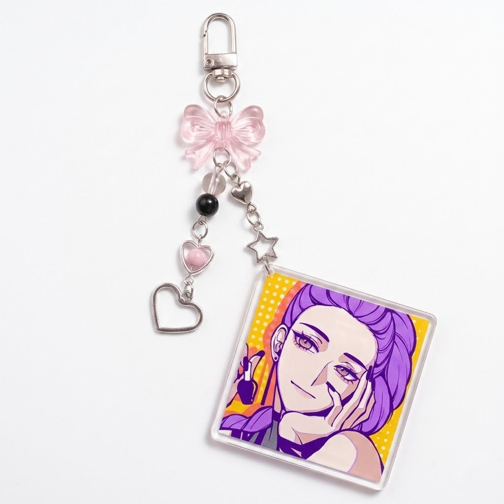 K-Pop Demon Hunters "Heart & Bow" Charm