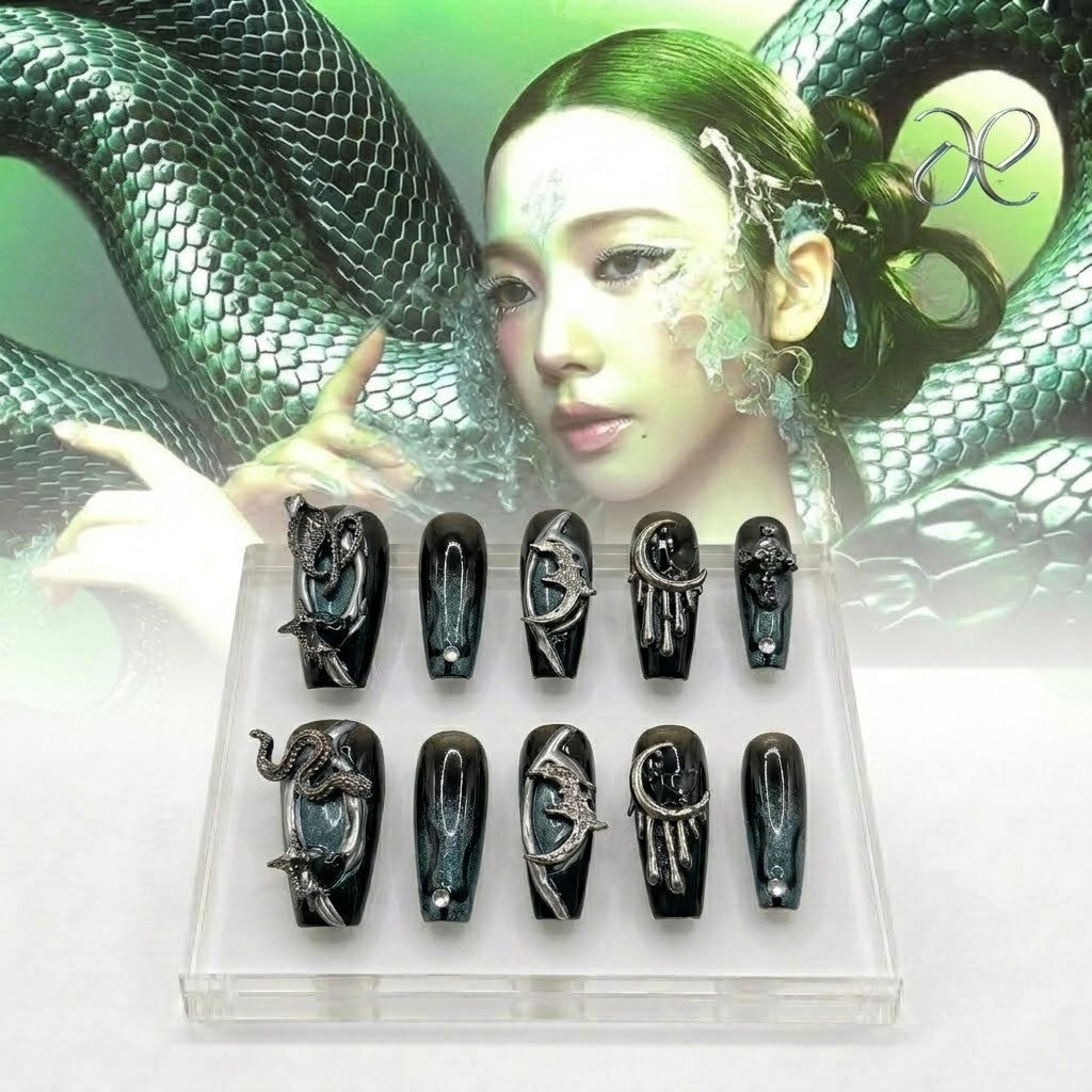 AESPA Armageddon 4 Members Custom Press-On Nails