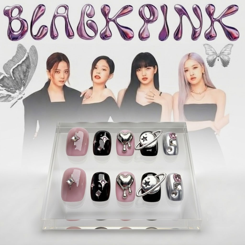 BLACKPINK Galactic Star Press-On Nails