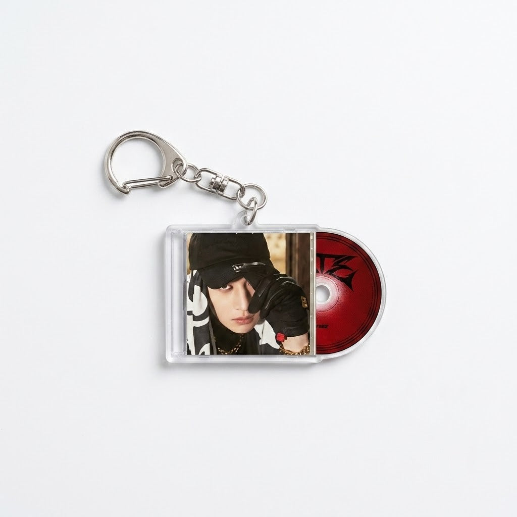 Stray Kids "Sliding CD" Album Keyring
