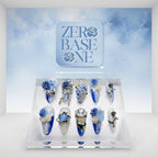 ZEROBASEONE Blue Rose Press-On Nails