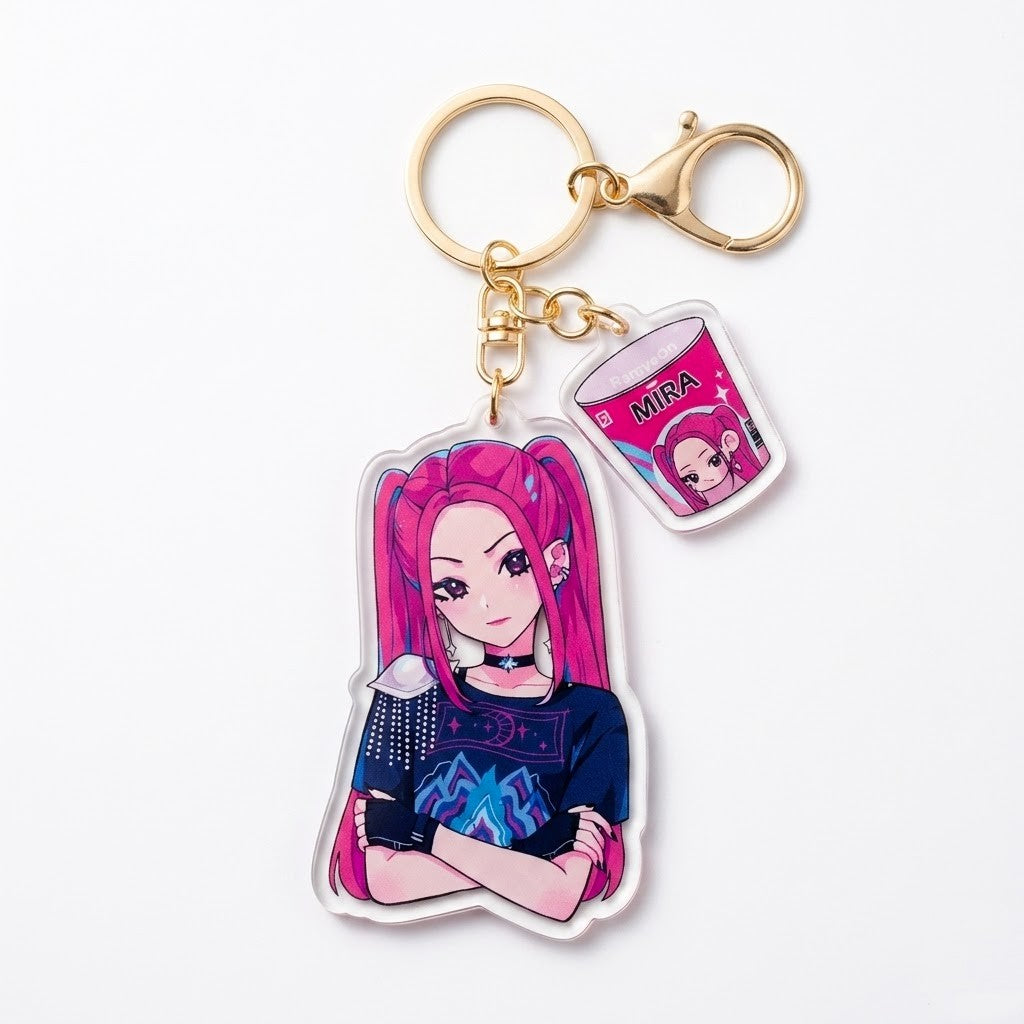 K-Pop Demon Hunters "Snack Time" Acrylic Charm