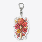 Girl Group Floral Lightstick Keychain