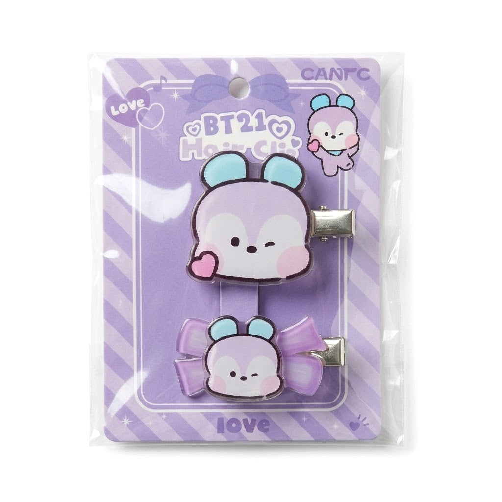 BT21 Hair Clip Sets