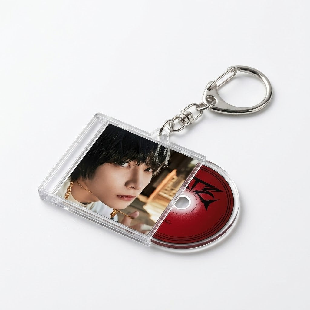 Stray Kids "Sliding CD" Album Keyring