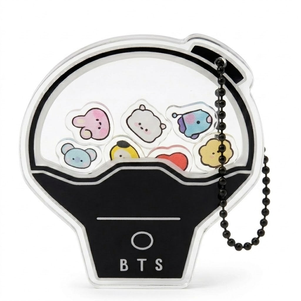 BTS "Micro Cosmos" BT21 Globe Keychain