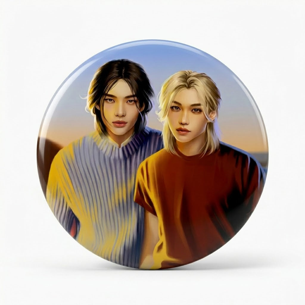 SKZ Hyunjin & Felix Golden Hour Pin