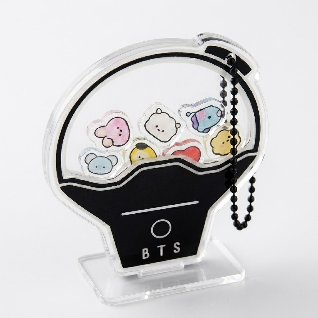 BTS "Micro Cosmos" BT21 Globe Keychain
