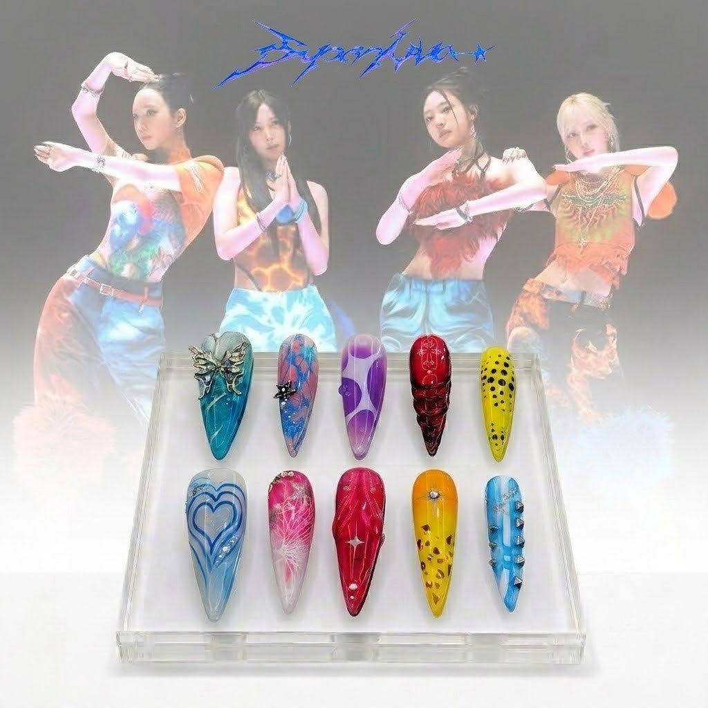 AESPA Supernova Press-On Nails