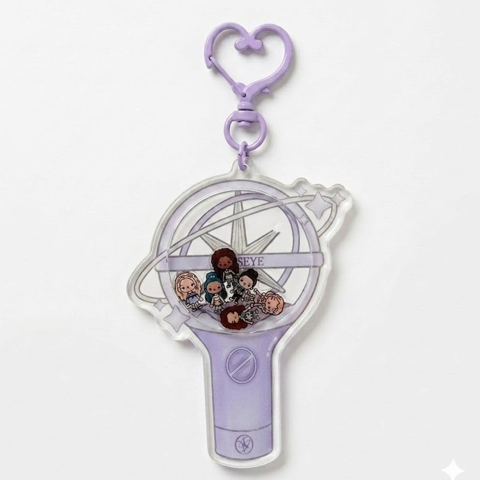 KATSEYE Lightstick Dream Heart Keyring