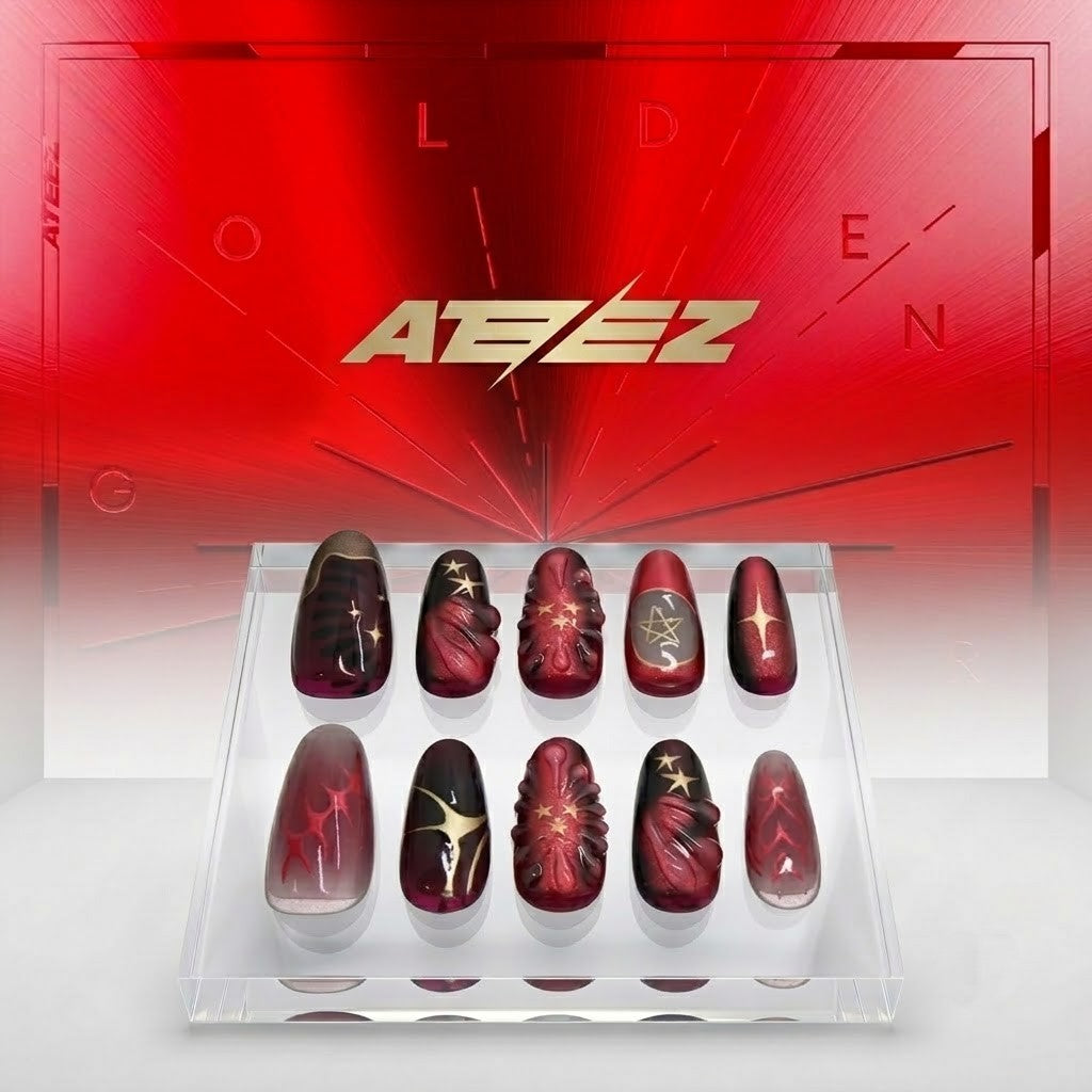 ATEEZ Golden Hour Press-On Nails