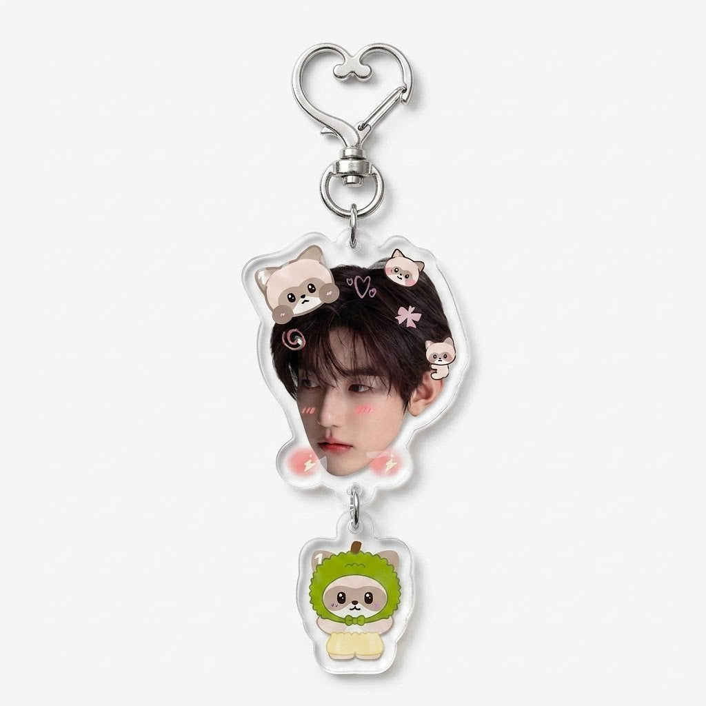 ZB1 "Sweet Companion" Heart Keychain