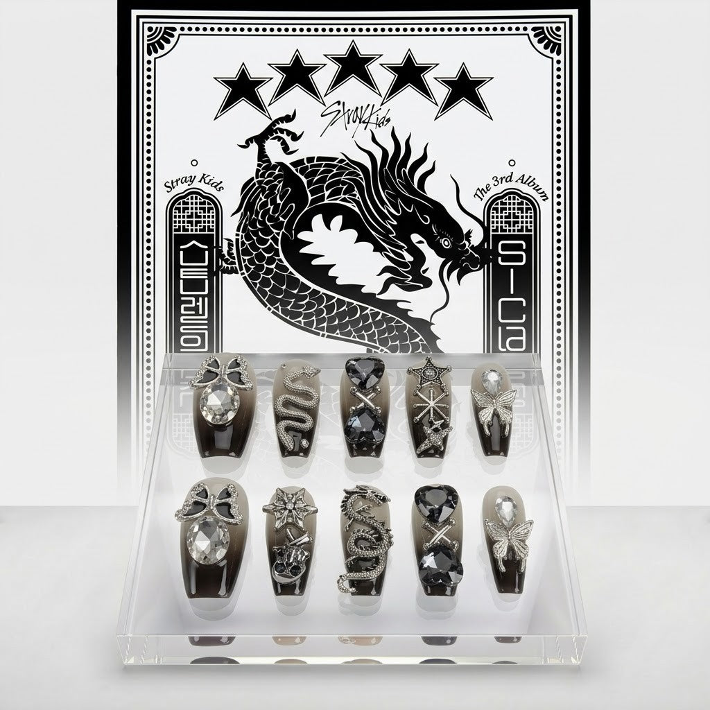Stray Kids 5-STAR Dragon Press-On Nails