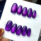 IVE Yujin Resemblance Velvet Purple Nails