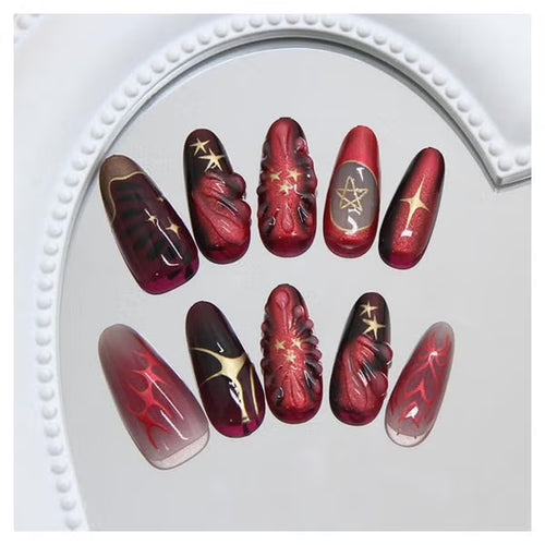 ATEEZ Golden Hour Press-On Nails