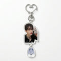 Stray Kids Dual-Pendant Heart Keyring