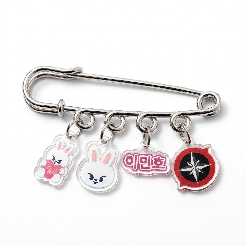 SKZOO Multi-Charm Identity Brooch