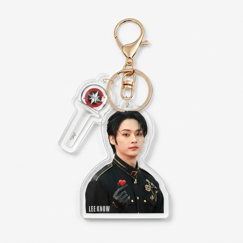 SKZ Shimmer Portrait Photo Keyring