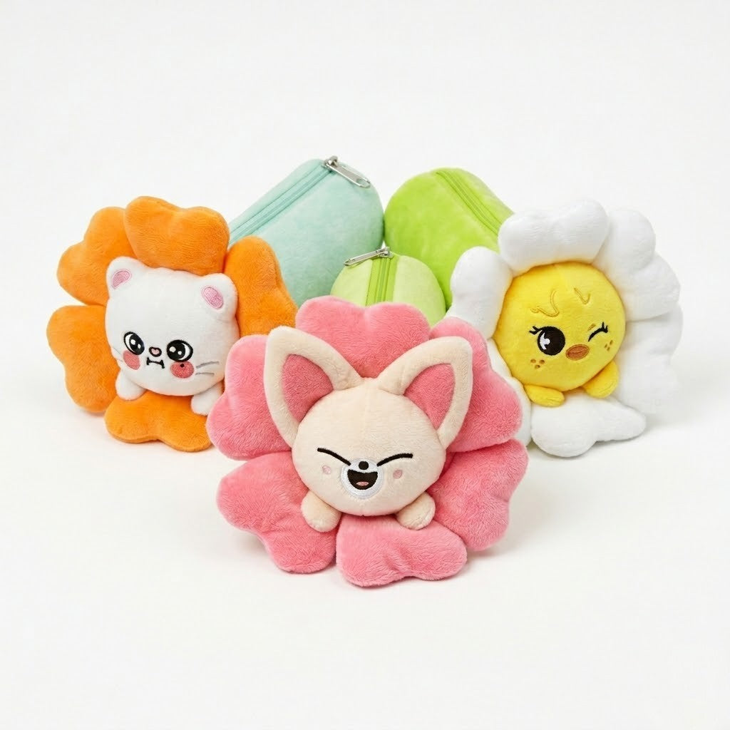 SKZOO Blooming Plush Pencil Case