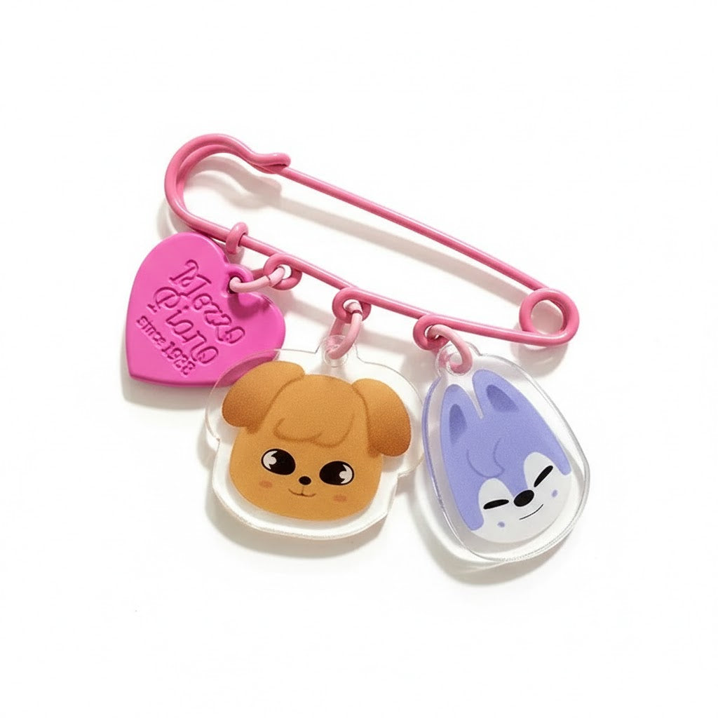 Stray Kids SKZOO Soulmate Duo Pin