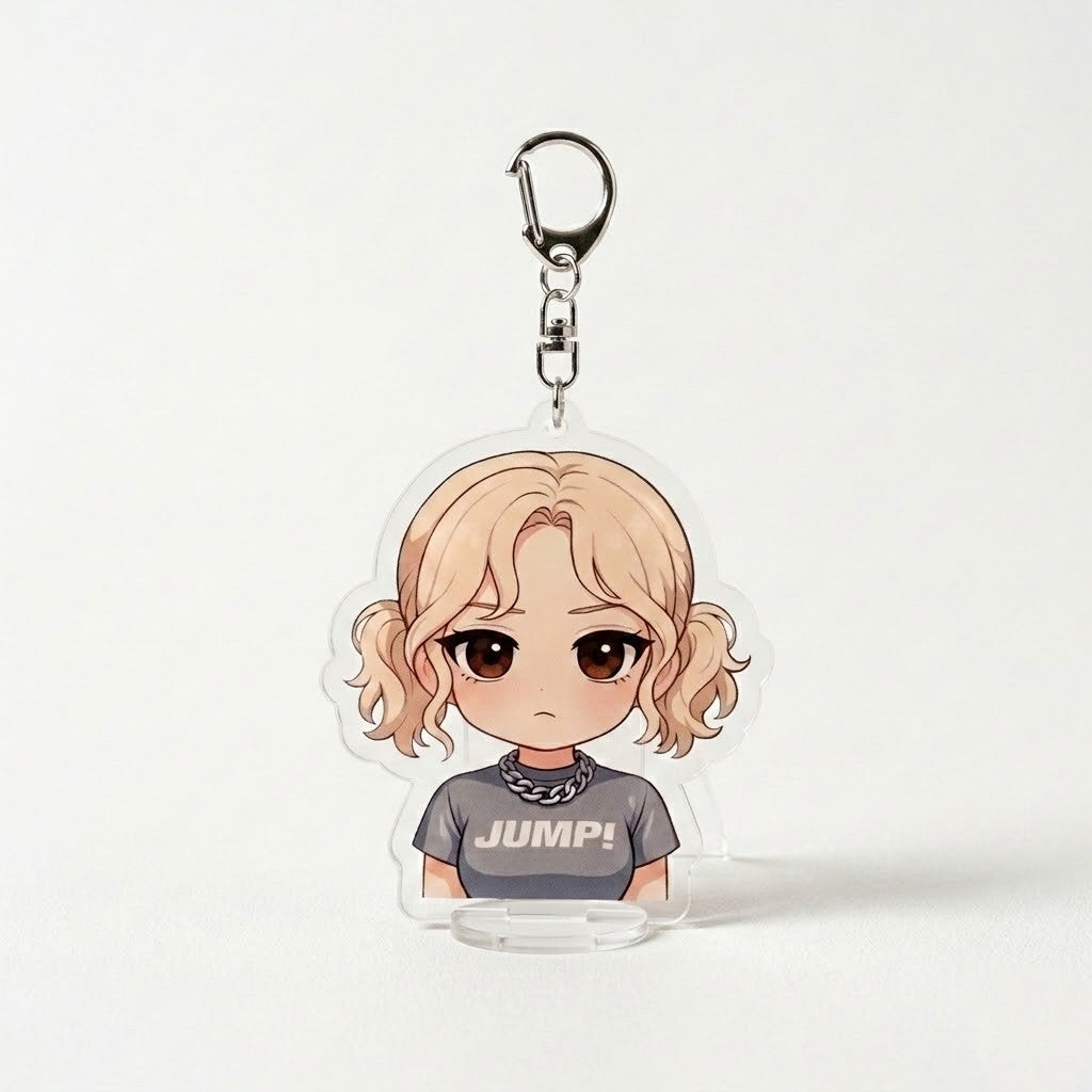 BLACKPINK JUMP Character Acrylic Keyring