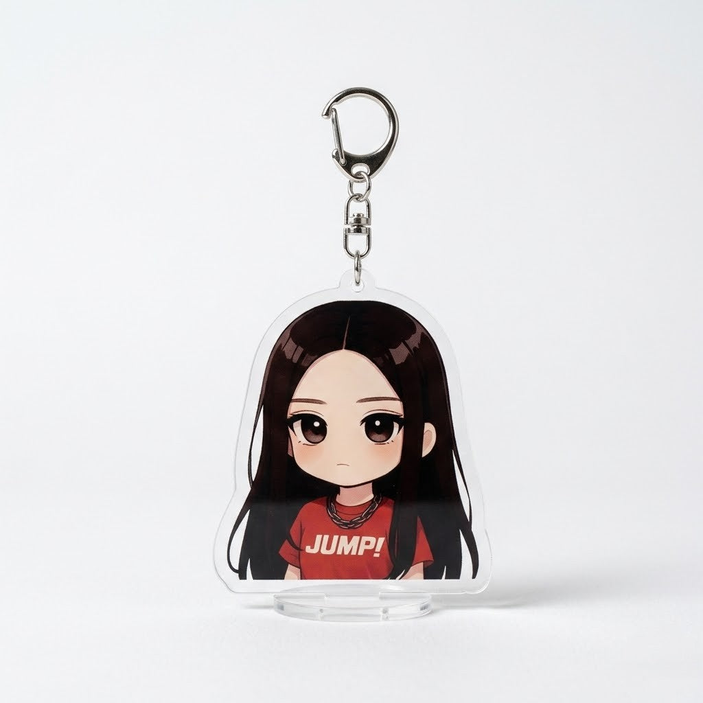 BLACKPINK JUMP Character Acrylic Keyring
