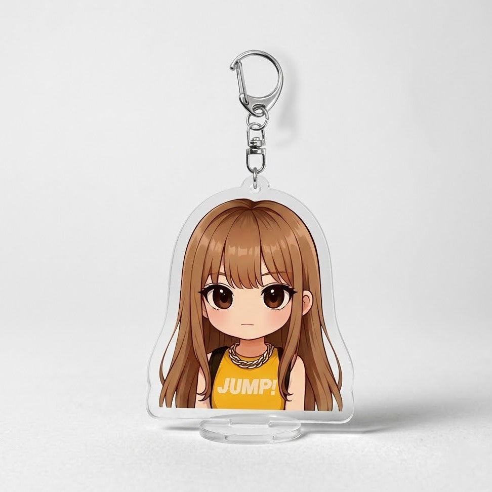 BLACKPINK JUMP Character Acrylic Keyring