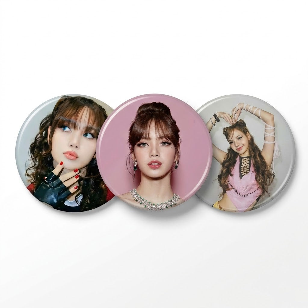 BLACKPINK Lisa 58mm Pin Badge