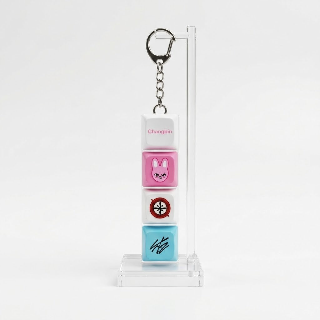 SKZOO Linear Keycap Pendant