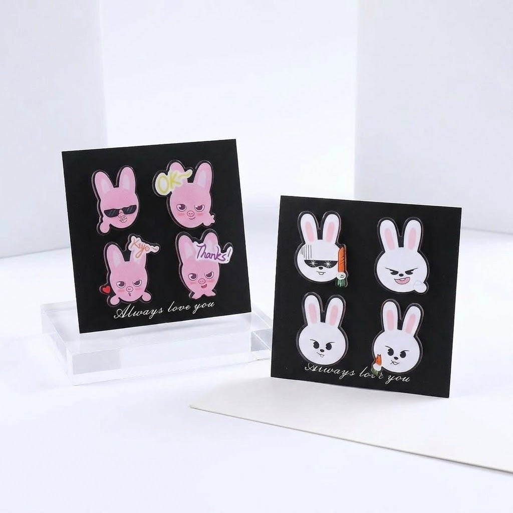 SKZOO 4-Piece Character Pin Collection