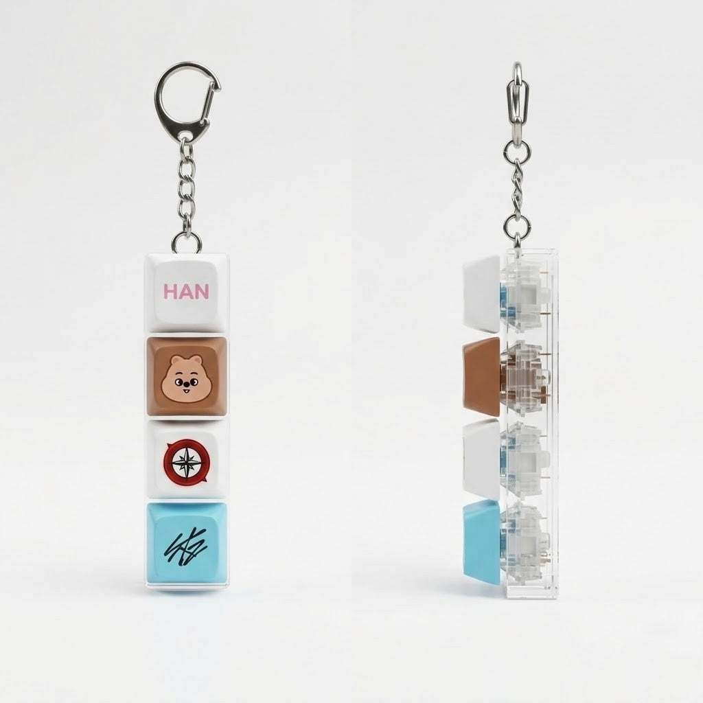 SKZOO Linear Keycap Pendant